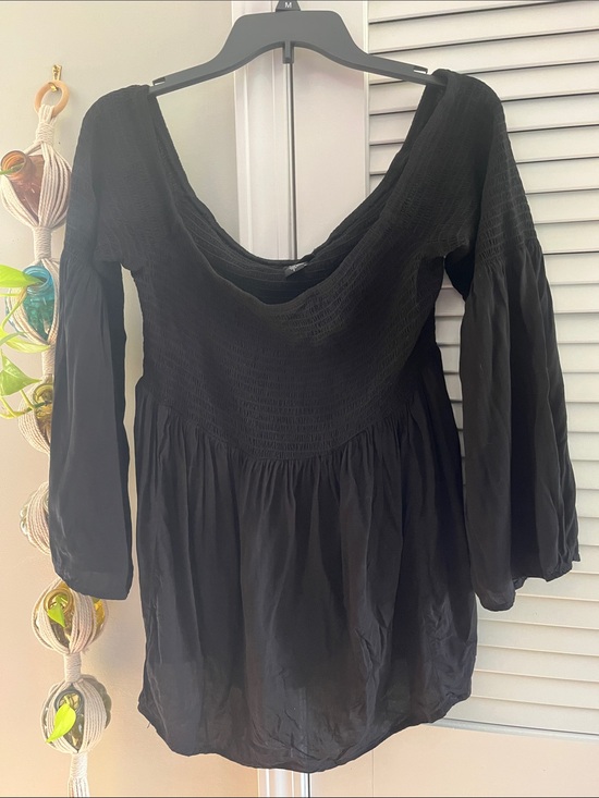 torrid Tops - torrid Black Smocked Bodice Blouse